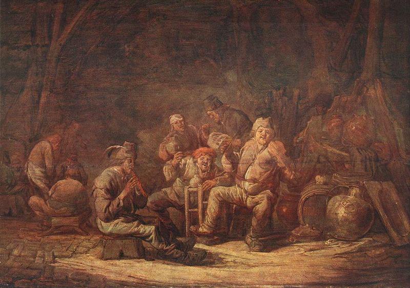 CUYP, Benjamin Gerritsz. Peasants in the Tavern Sweden oil painting art
